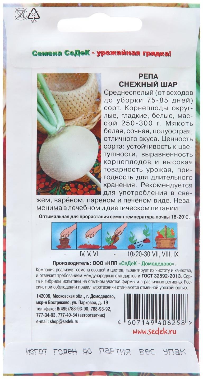 Семена Репа 