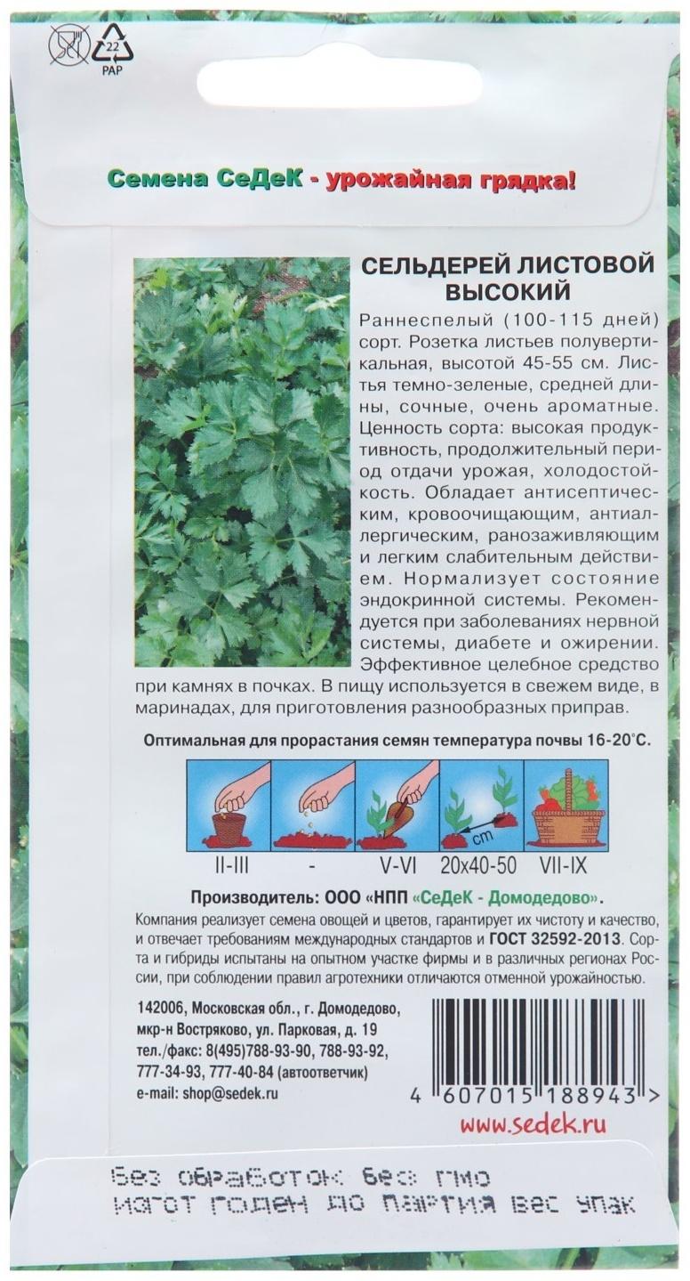 Семена Сельдерей 