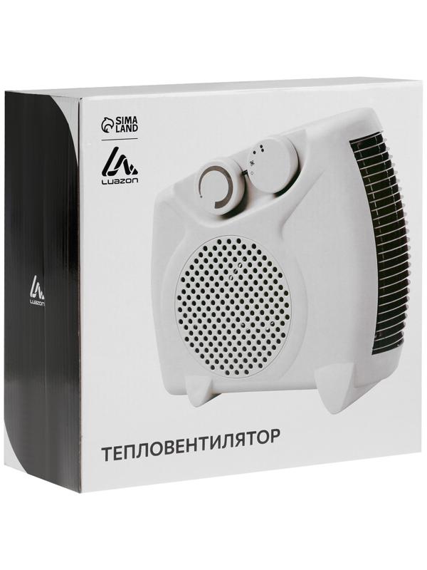 Тепловентилятор Luazon LTO-05, напольный, 2000 Вт, 2 режима, до 20 м², белый