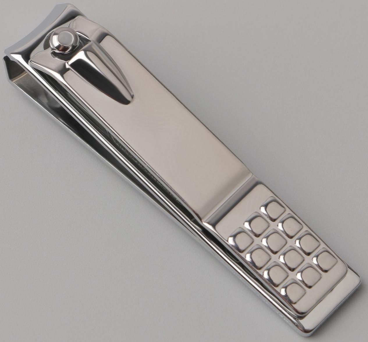 Кусачки-книпсер маникюрные, 5,5 см, цвет серебристый