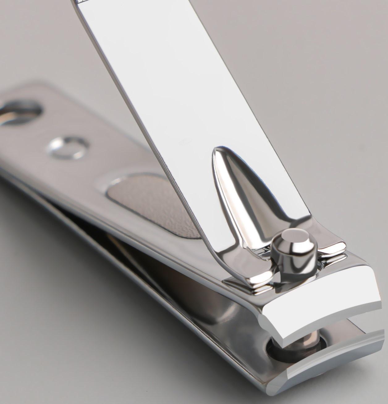 Кусачки-книпсер маникюрные, 5,5 см, цвет серебристый