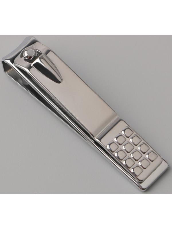 Кусачки-книпсер маникюрные, 5,5 см, цвет серебристый