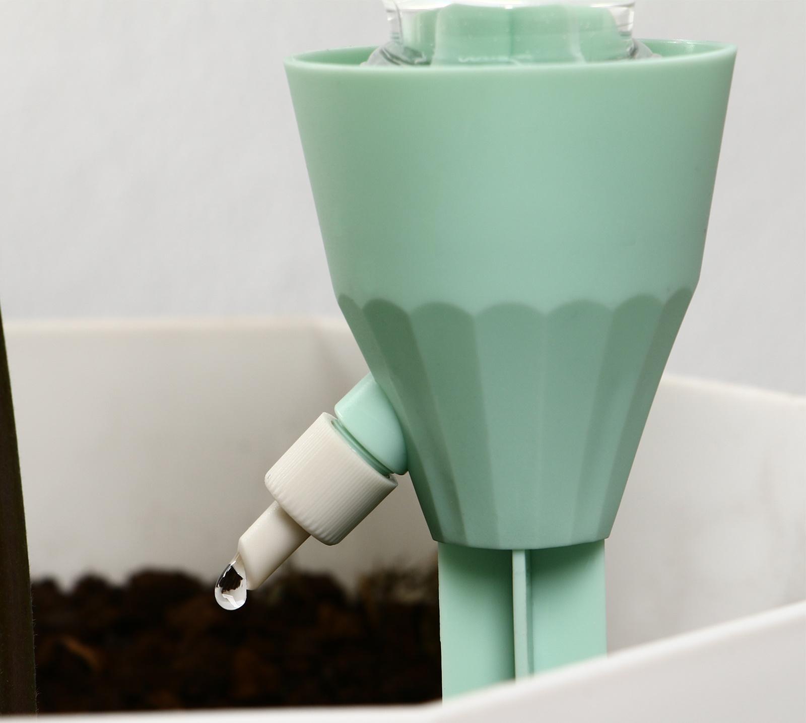 Автополив для комнатных растений Greengo под бутылку, регулируемый, с краном, из пластика, высота 17,5 см, МИКС