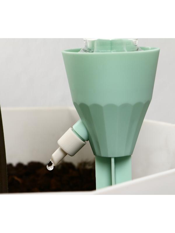 Автополив для комнатных растений Greengo под бутылку, регулируемый, с краном, из пластика, высота 17,5 см, МИКС