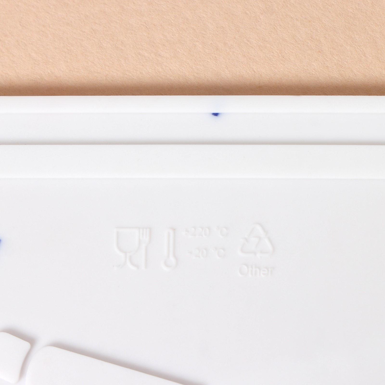 Подставка под горячее «Конфетти», 17,4×17,4 см, цвет белый