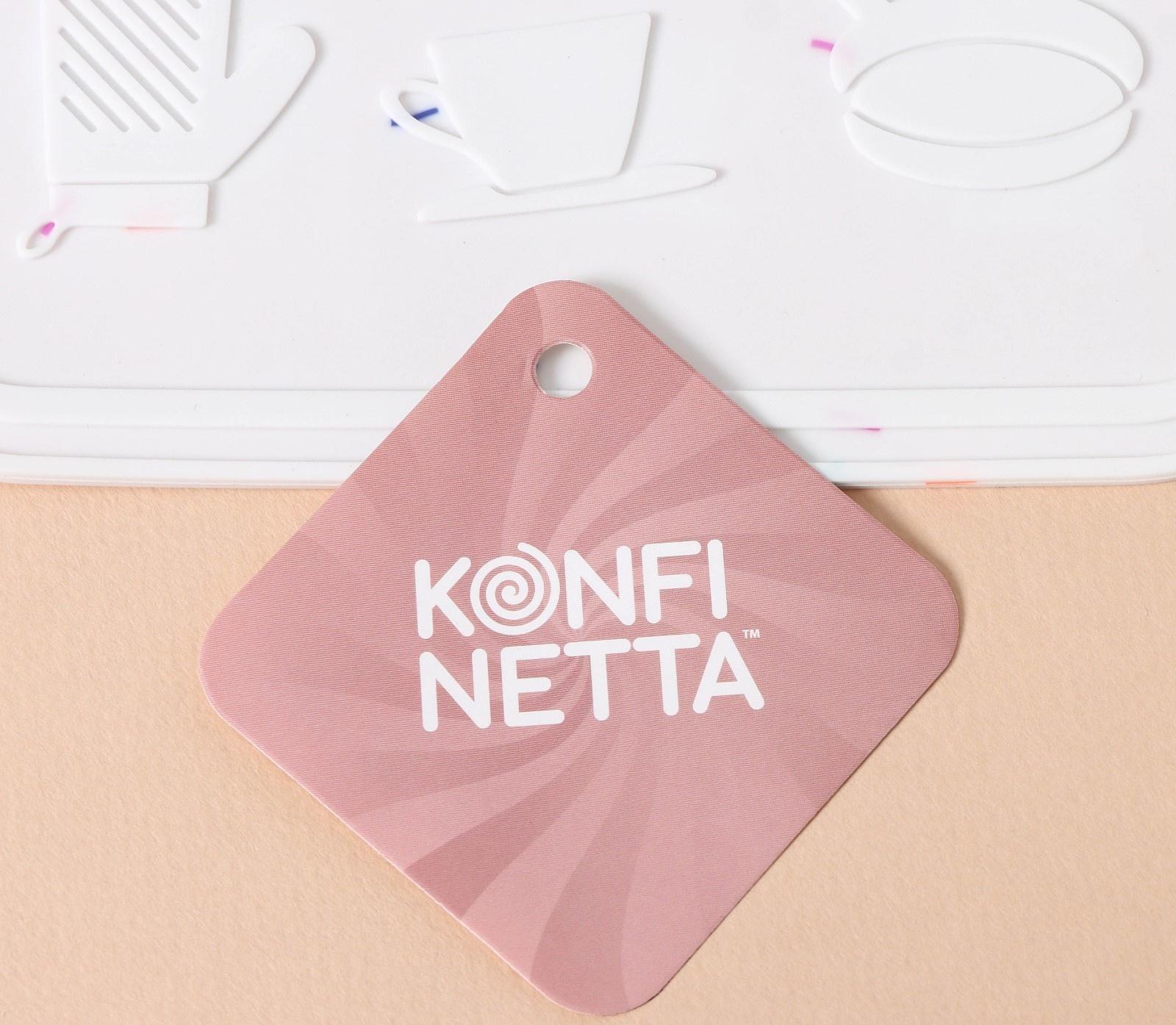 Подставка под горячее «Конфетти», 17,4×17,4 см, цвет белый