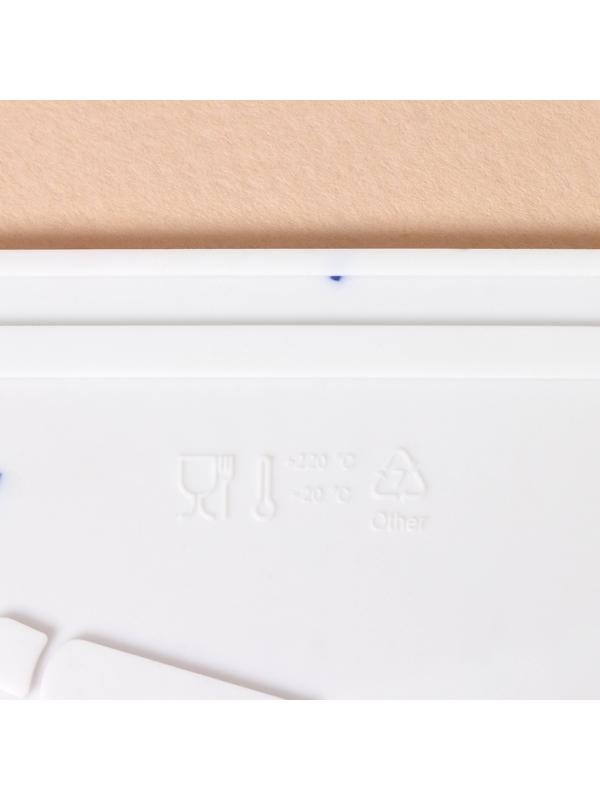 Подставка под горячее «Конфетти», 17,4×17,4 см, цвет белый