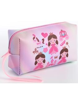 Косметичка на молнии, цвет розовый