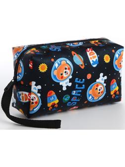 Косметичка на молнии, цвет чёрный