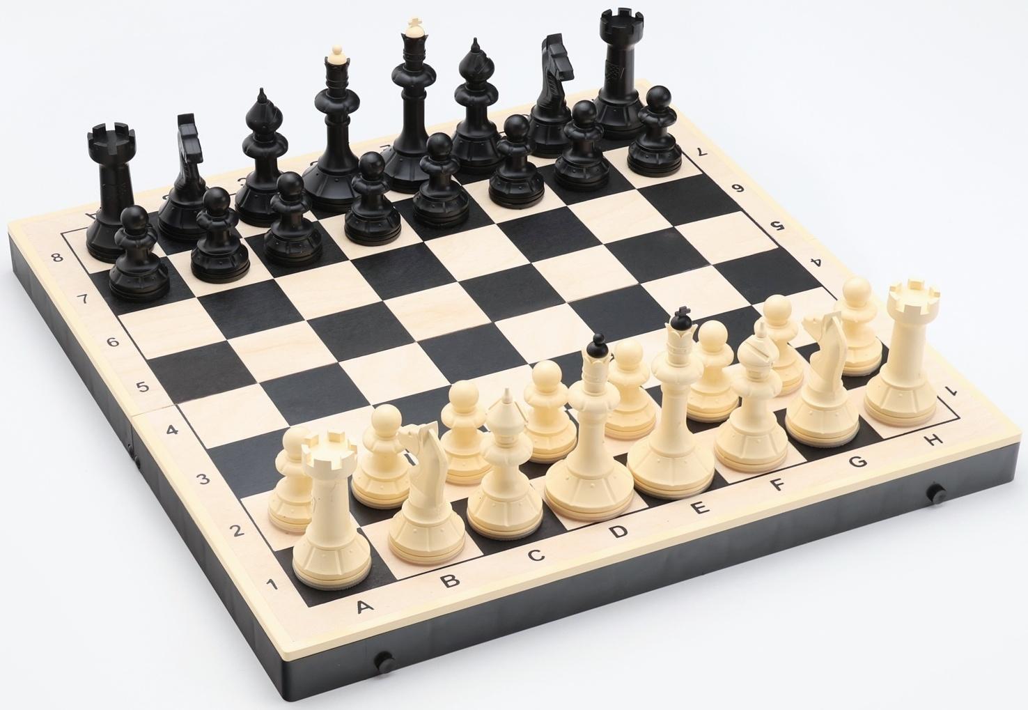 Шахматы  гроссмейстерские с шашками, 40х40 см, набор 2в1 «Айвенго» король h=10 см