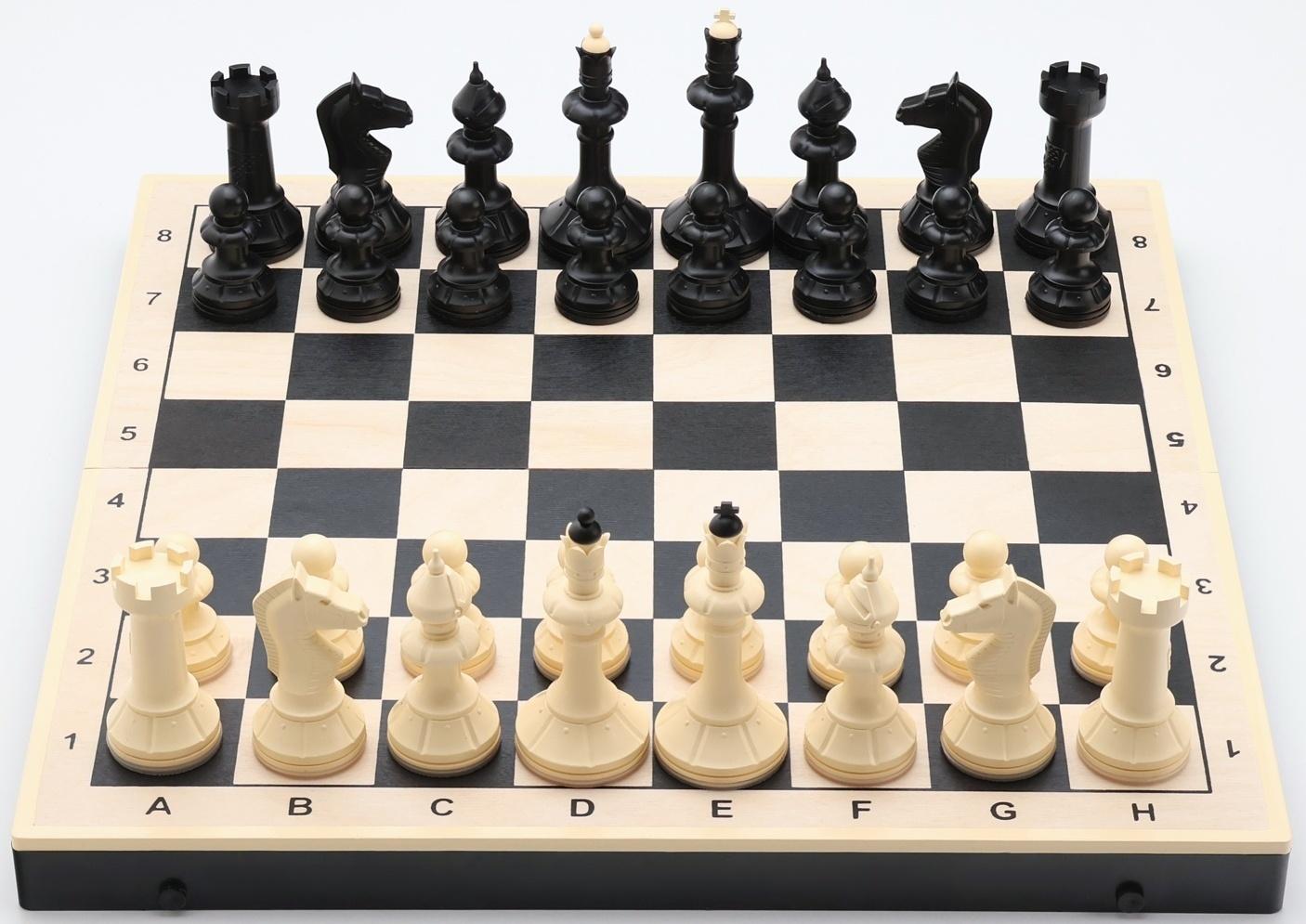 Шахматы  гроссмейстерские с шашками, 40х40 см, набор 2в1 «Айвенго» король h=10 см