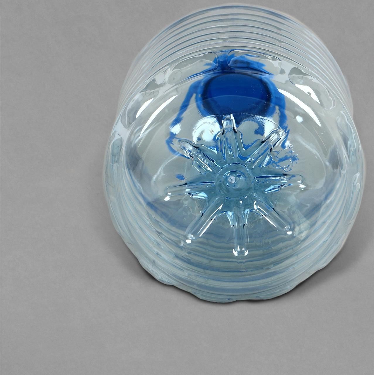 Бутыль, ПЭТ, 5 л, одноразовая, с ручкой