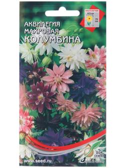 Семена цветов Аквилегия махровая 