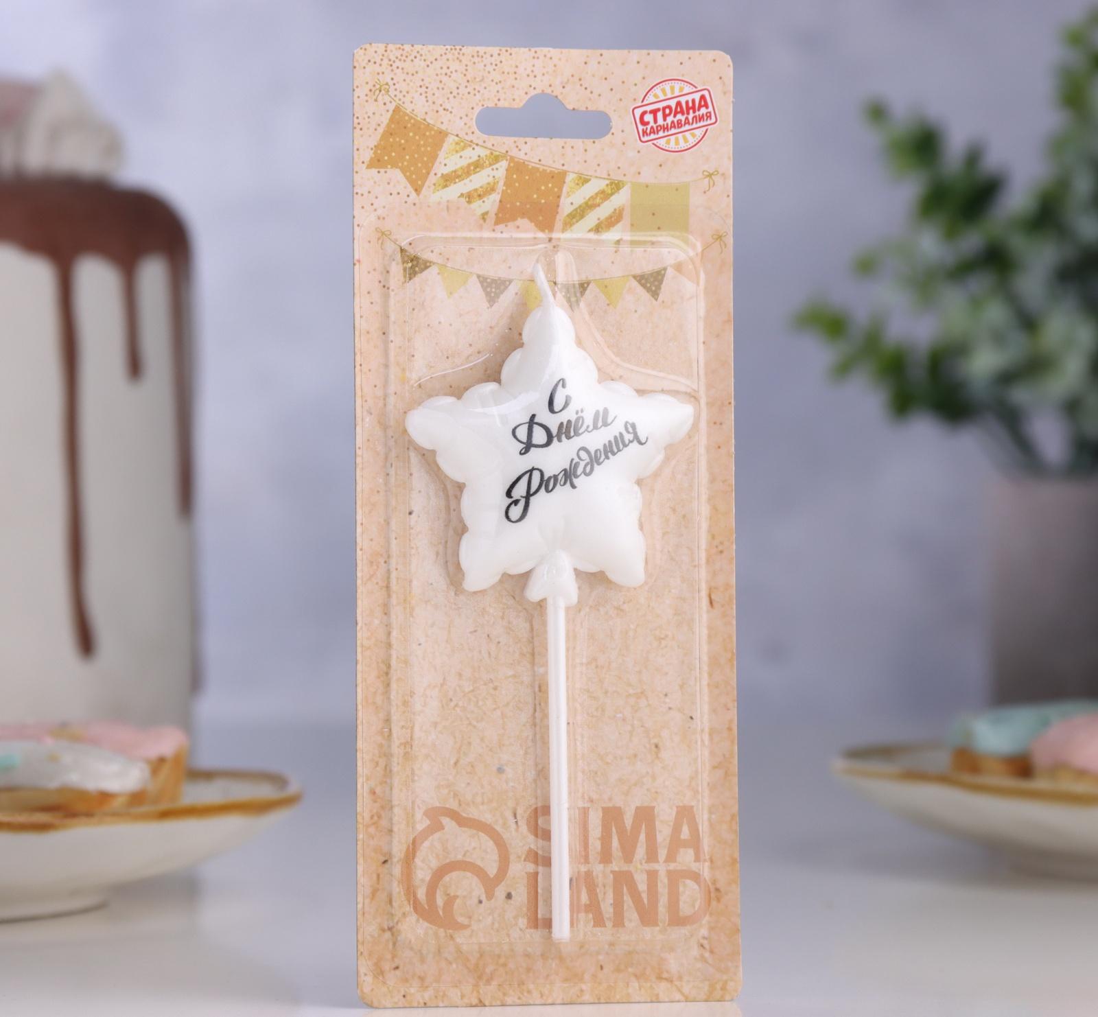 Свеча в торт 