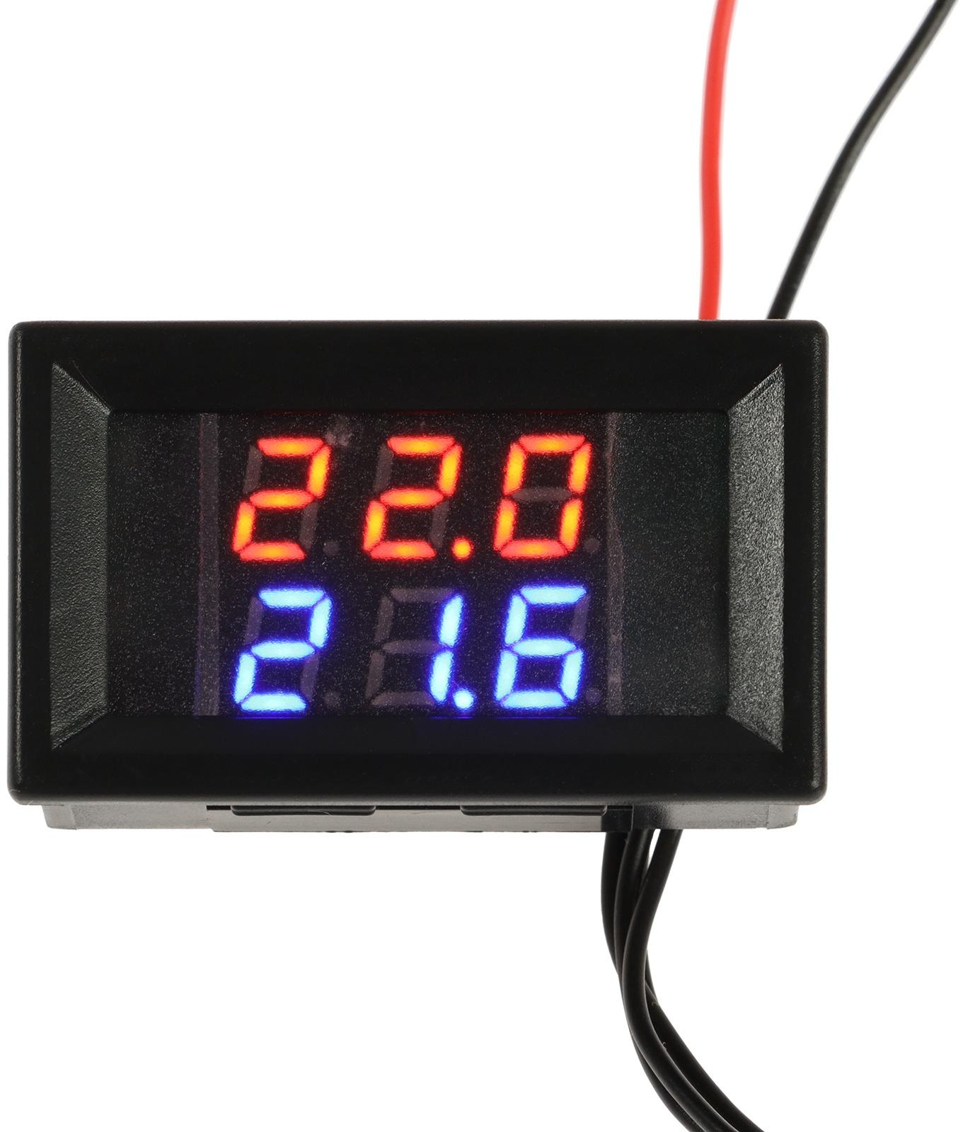 Термометр цифровой, ЖК-экран, провод 1.5 м, 45×26 мм, -20-100 °C