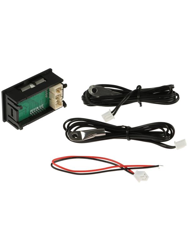 Термометр цифровой, ЖК-экран, провод 1.5 м, 45×26 мм, -20-100 °C