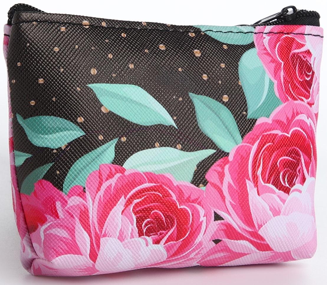 Кошелёк на молнии, цвет МИКС