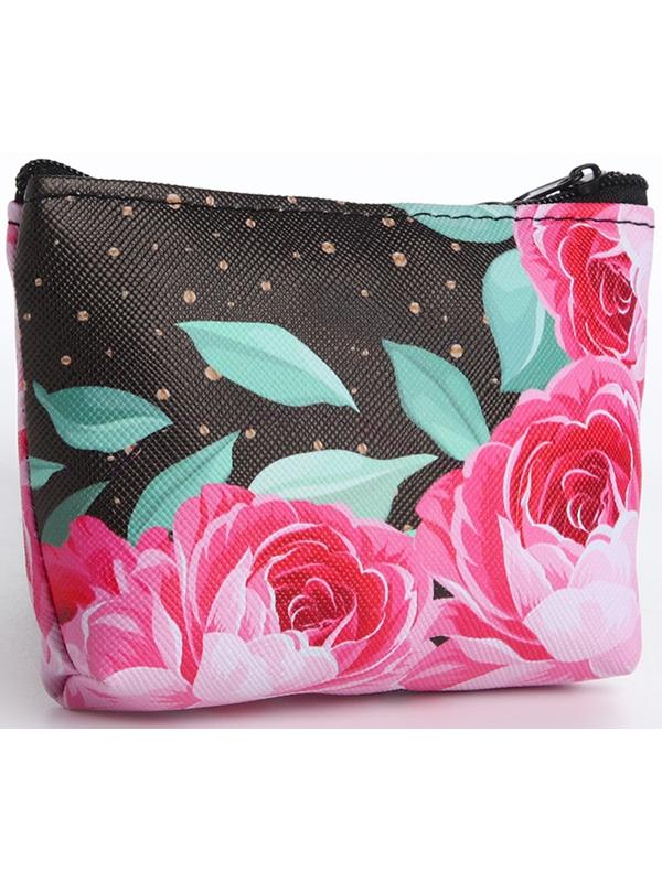 Кошелёк на молнии, цвет МИКС