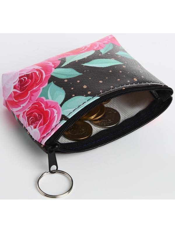 Кошелёк на молнии, цвет МИКС