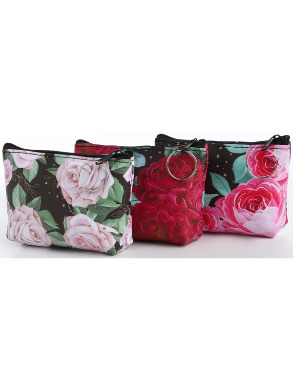 Кошелёк на молнии, цвет МИКС