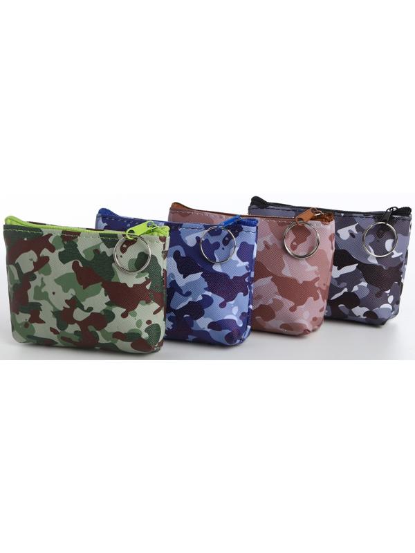 Кошелёк на молнии, цвет МИКС