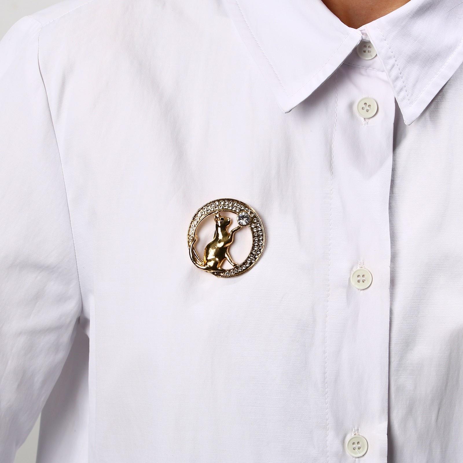 Брошь For you, 3.4 х 3.3 см