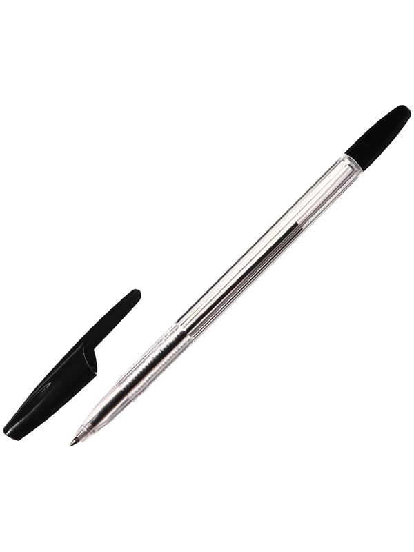 Набор ручек шариковых 4 шт. LANCER Office Style 820 узел 1.0 черный, корп.прозрачн.