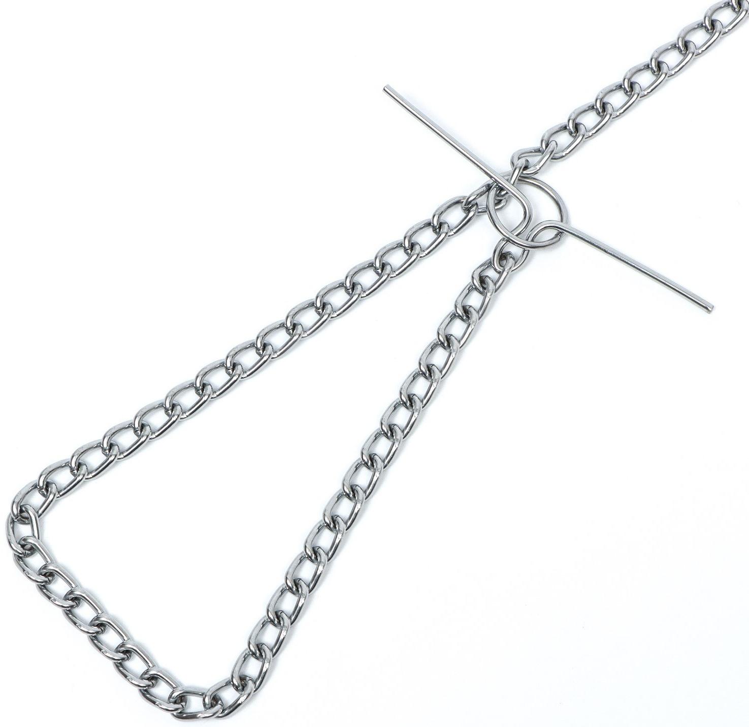 Цепь для привязи собак мелкокалиберная, 1,8 м, толщина проволки 3 мм