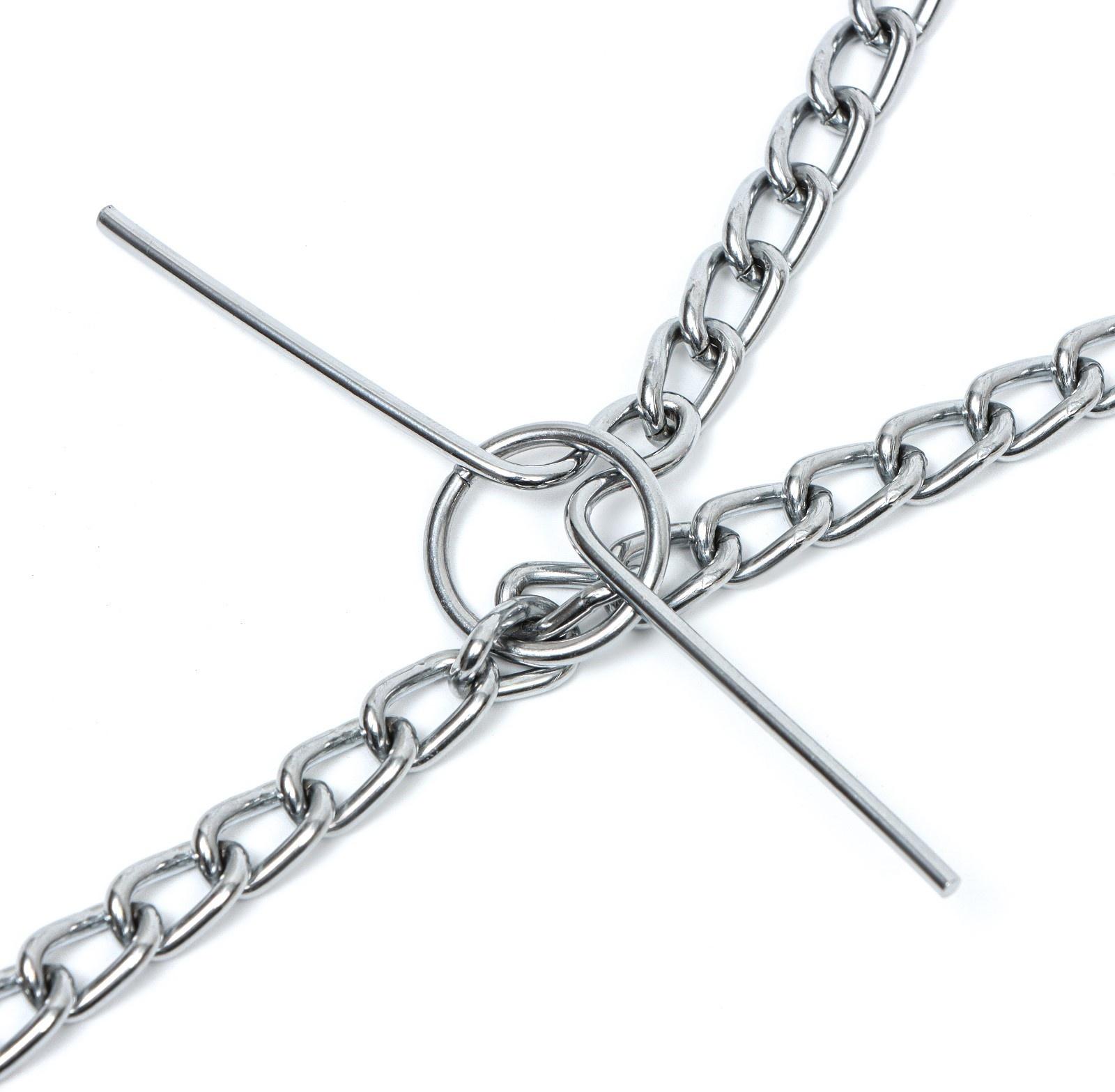 Цепь для привязи собак мелкокалиберная, 1,8 м, толщина проволки 3 мм