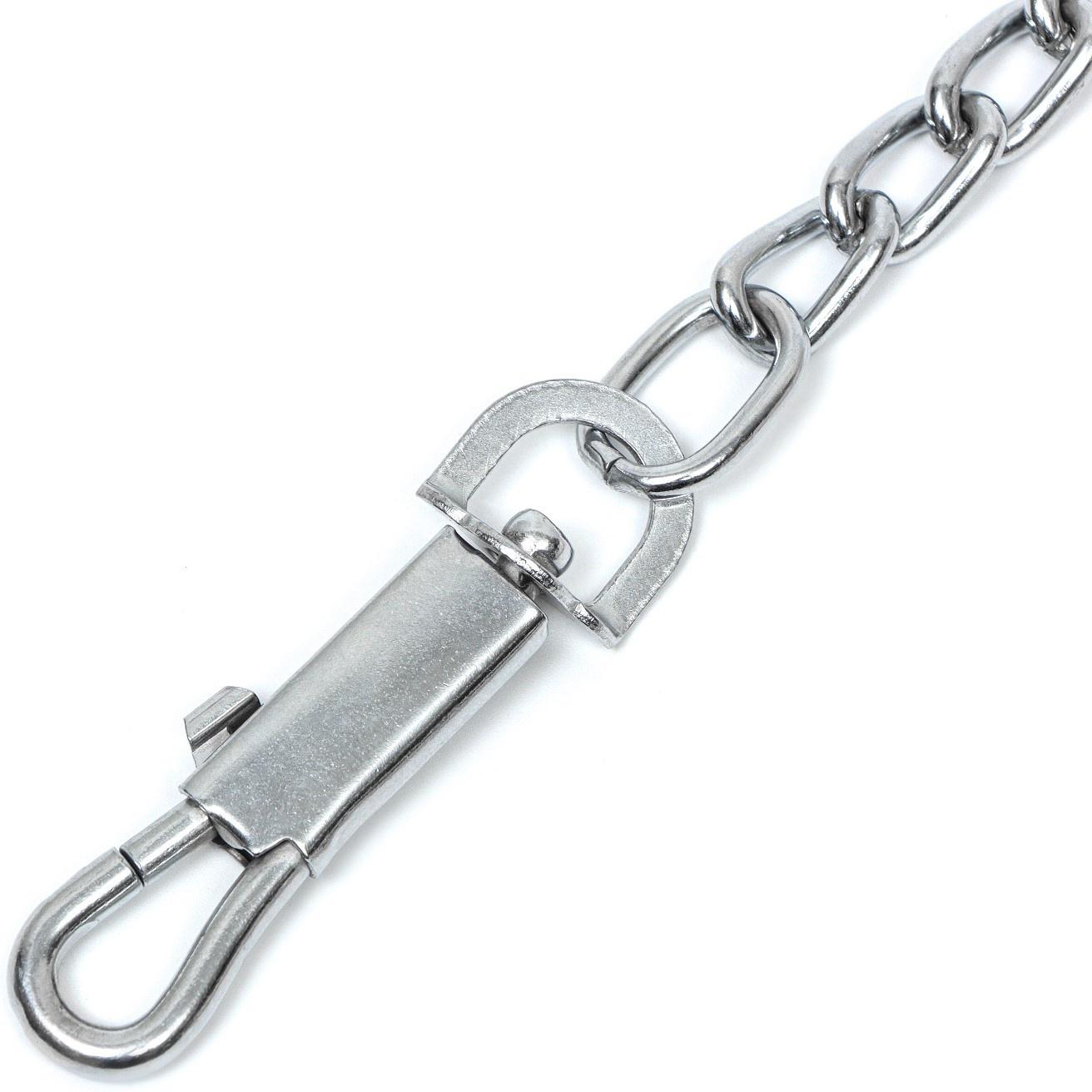 Цепь для привязи собак мелкокалиберная, 1,8 м, толщина проволки 3 мм