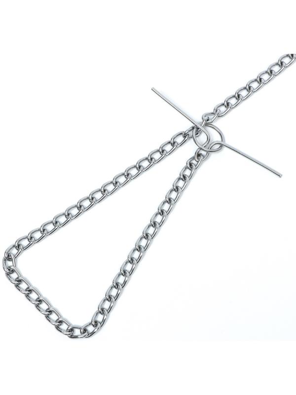 Цепь для привязи собак мелкокалиберная, 1,8 м, толщина проволки 3 мм