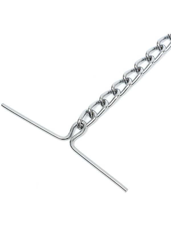 Цепь для привязи собак мелкокалиберная, 1,8 м, толщина проволки 3 мм