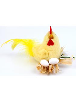 Мягкая игрушка «Курочка в гнёздышке», 7 см, цвет МИКС