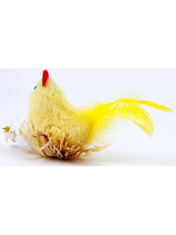 Мягкая игрушка «Курочка в гнёздышке», 7 см, цвет МИКС