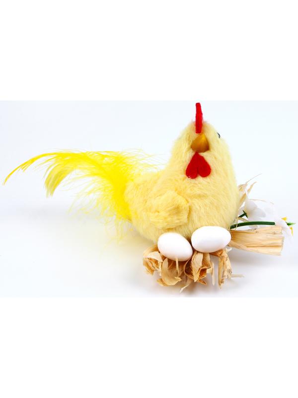Мягкая игрушка «Курочка в гнёздышке», 7 см, цвет МИКС