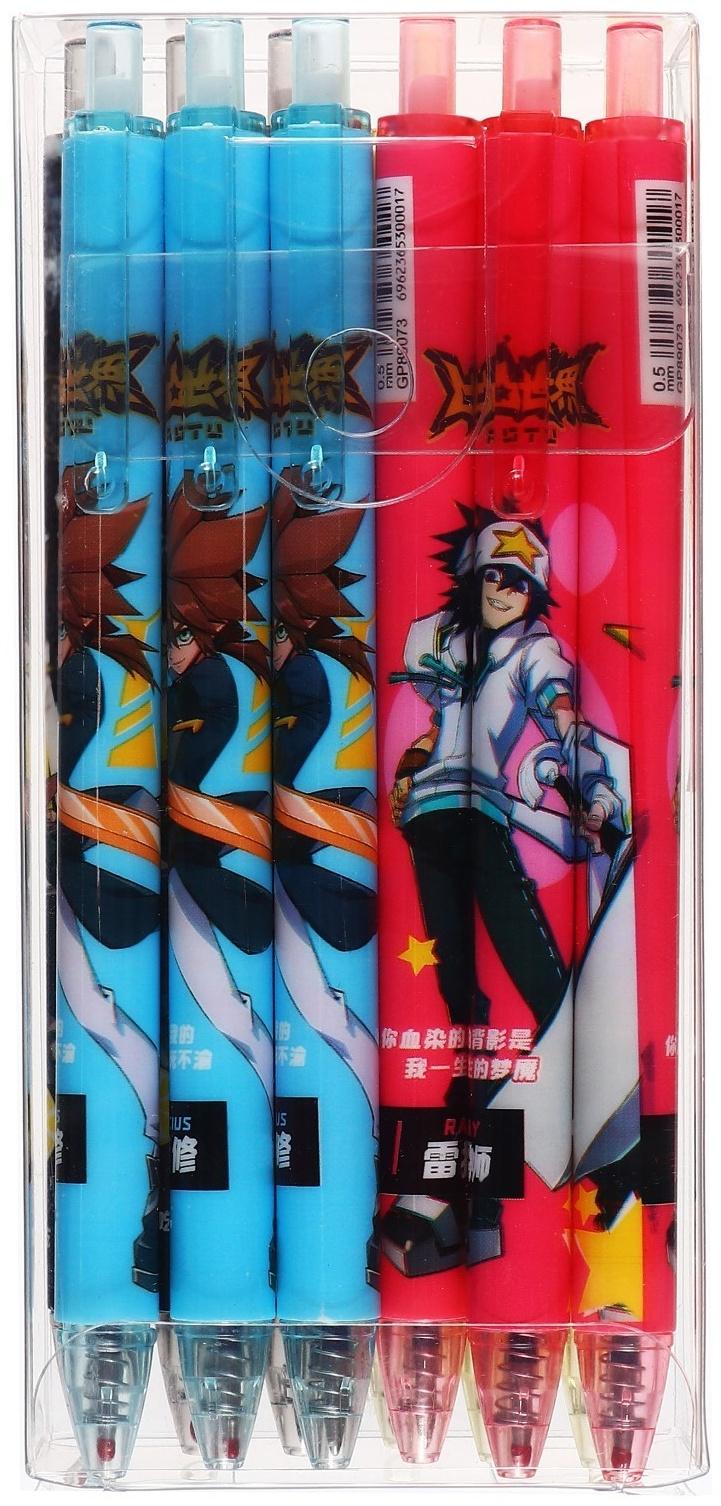 Ручка гелевая автоматическая 0,5мм синяя 