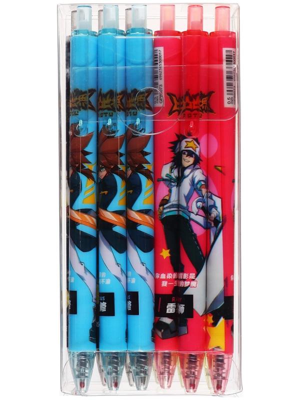 Ручка гелевая автоматическая 0,5мм синяя 