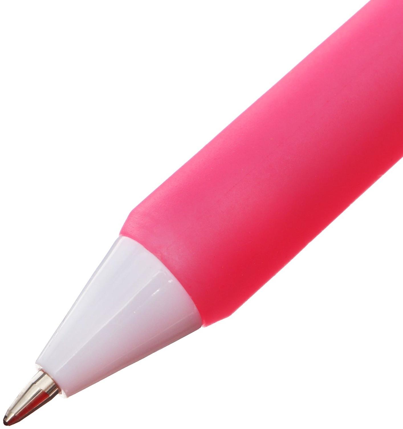 Ручка гелевая автоматическая 0,5мм черная, Аниме МИКС (штрихкод на штуке)