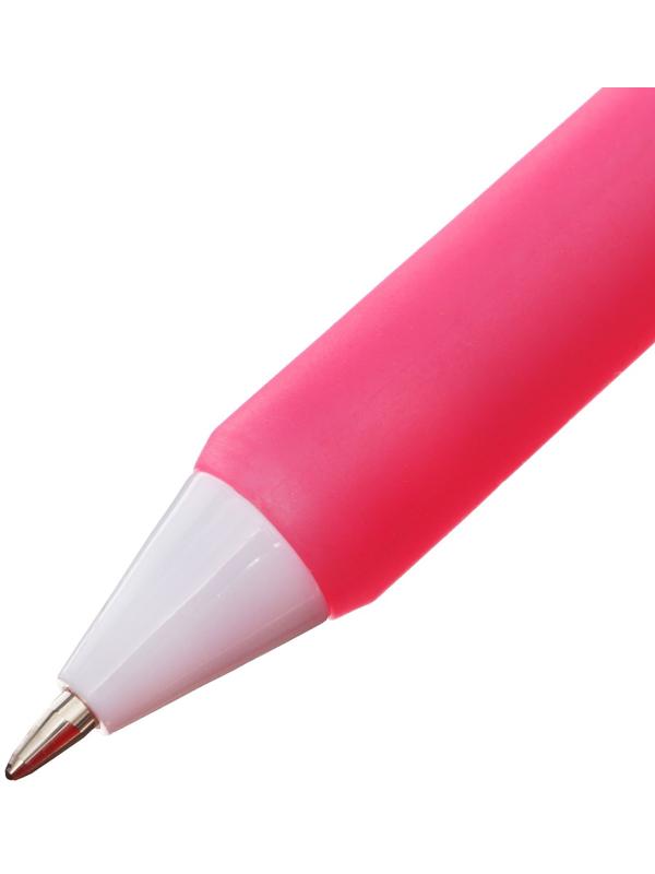 Ручка гелевая автоматическая 0,5мм черная, Аниме МИКС (штрихкод на штуке)