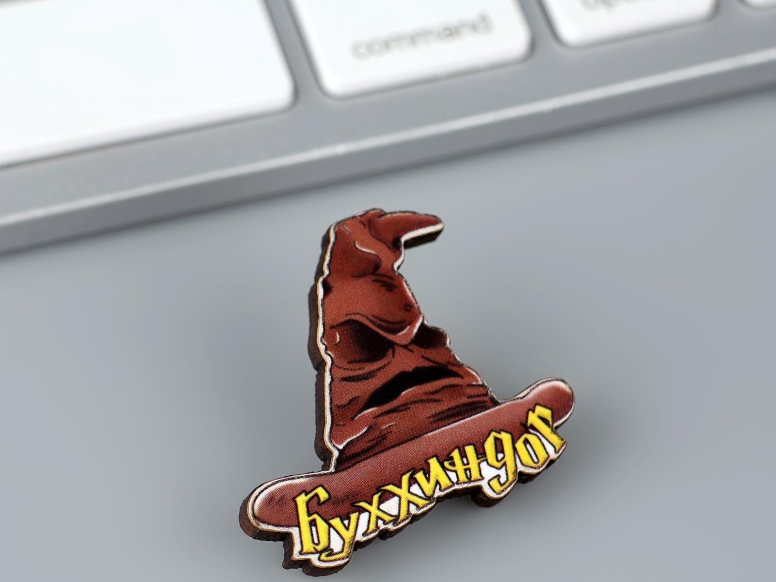 Значок деревянный 