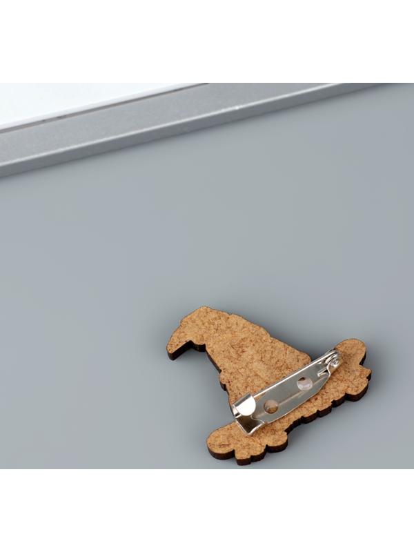 Значок деревянный 