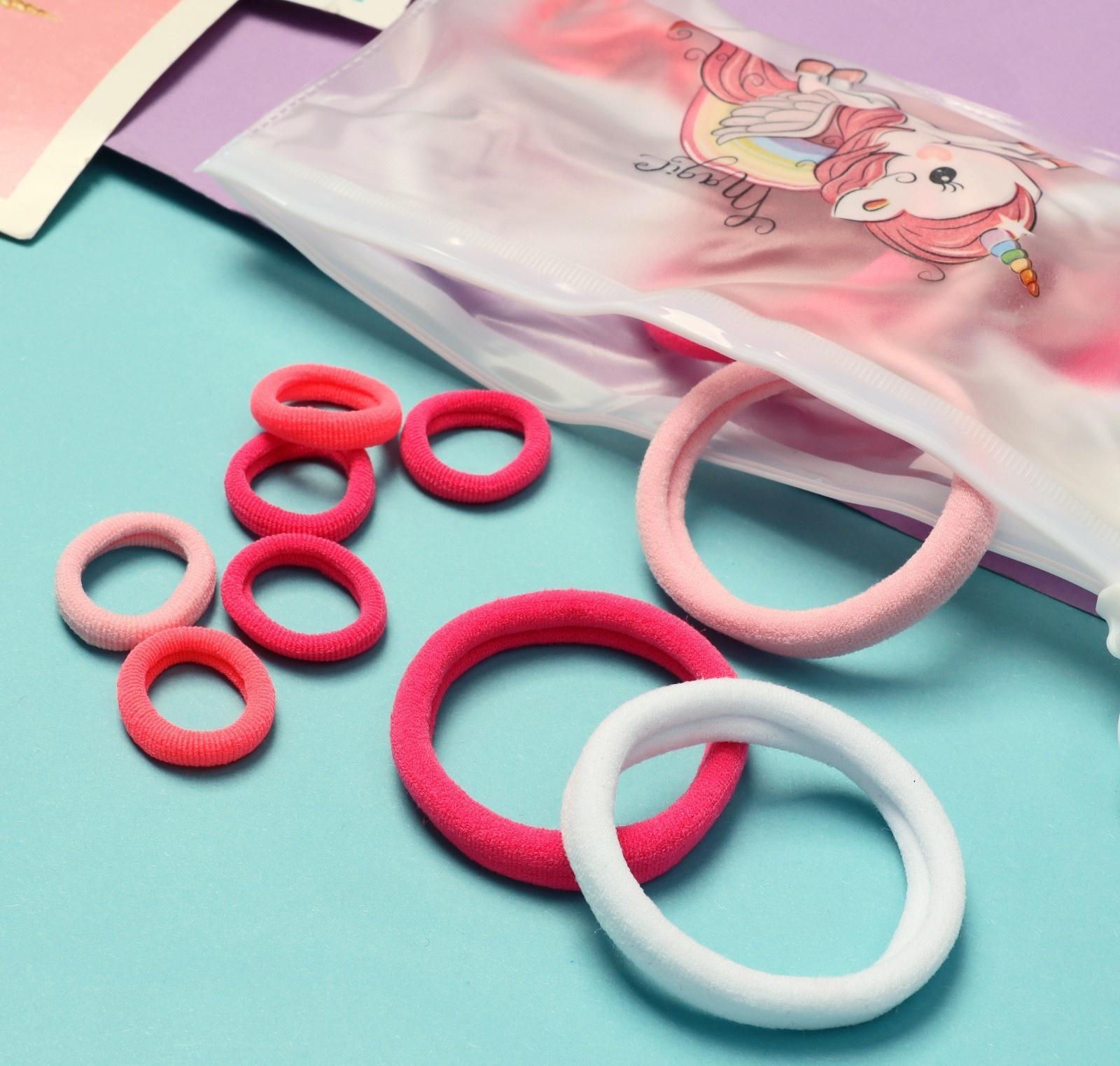 Резинка для волос «Непоседа» (набор 42 шт) единорожек ассорти, 4,5 и 2 см, микс