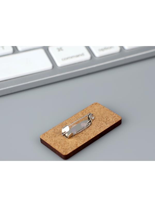 Деревянный значок гороскоп 