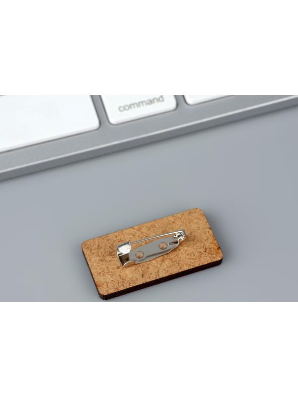 Деревянный значок гороскоп 