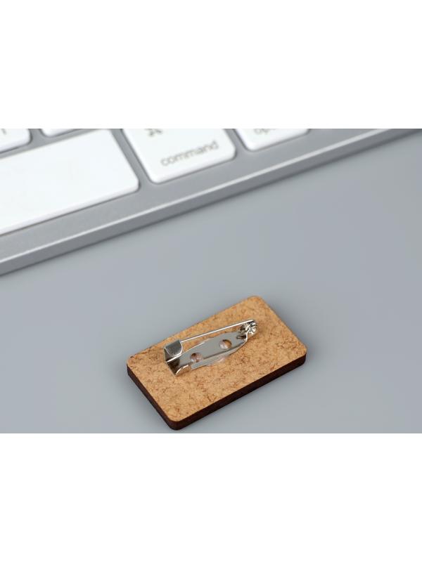 Деревянный значок гороскоп 