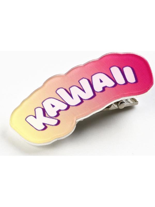 Заколка для волос на открытке Kawaii, 3,7 х 1,4 х 1 см