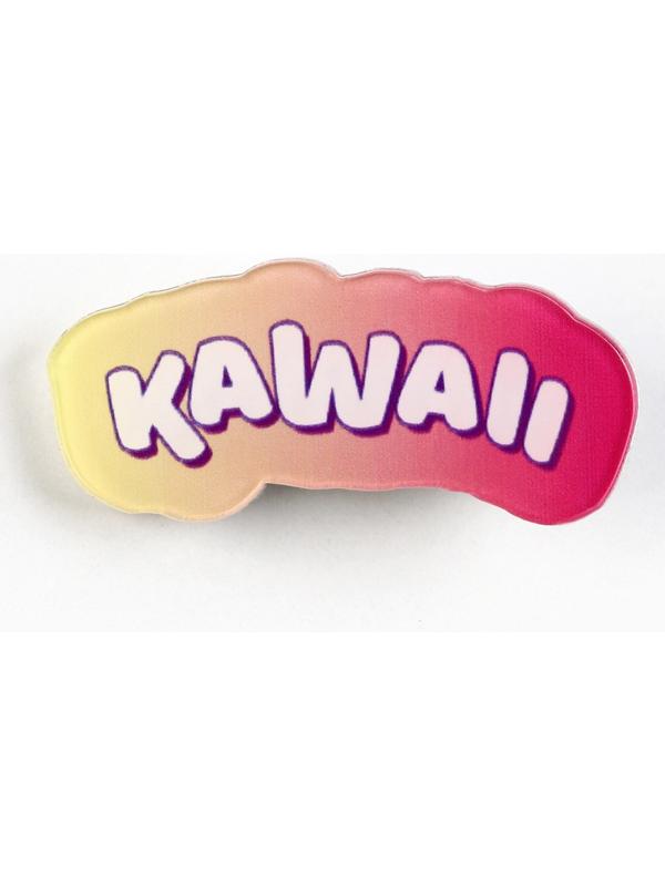 Заколка для волос на открытке Kawaii, 3,7 х 1,4 х 1 см