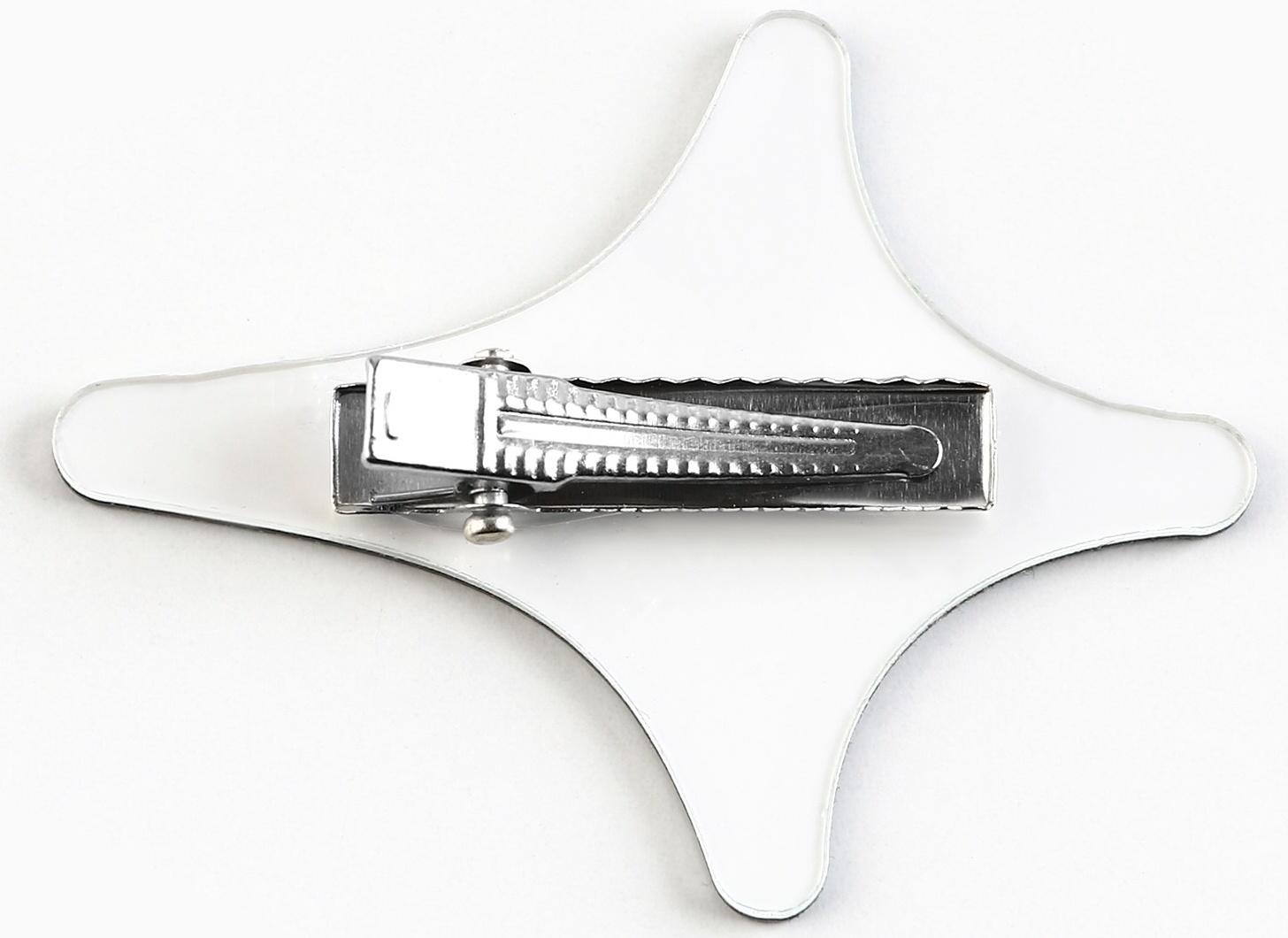 Заколка для волос на открытке