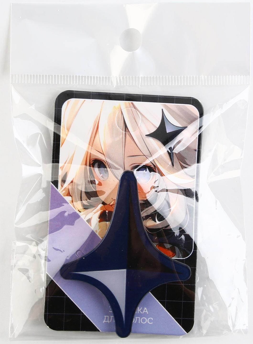 Заколка для волос на открытке