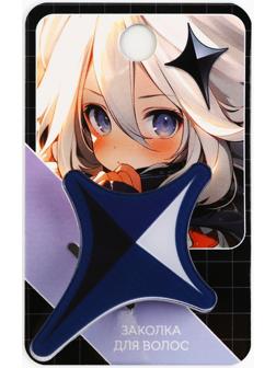 Заколка для волос на открытке